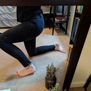 Levi's Black skinny jeans
